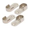 New Lon0167 Wardrobe Closet Featured Clothes Hanging Rail reliable efficacy Rod End Bracket Supports 16mm Dia 4pcs(id:553 90 fa5) view 1