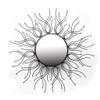 30 inch Black Decorative Mirror Hanging Round Mirror Wall Mirror view 1