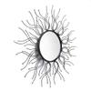 30 inch Black Decorative Mirror Hanging Round Mirror Wall Mirror view 2