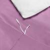 Comfort Bed Store 3 Piece Duvet Set Collection Organic Cotton 1000 Thread Count Solid 1 Duvet Cover, 2 Pillow Shams (Lavender Cal. King, Set of 3) view 4
