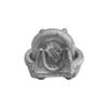 MH GLOBAL Drop Forged Galvanized Wire Rope Cable Clips 1/8 inch - 2 Pc view 2