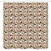 Lunarable Oktoberfest Stall Shower Curtain, Beer Making Elements Hops Wheat Pretzels Lobster Festival Menu Country Theme, Fabric Bathroom Decor Set with Hooks, 54" W x 78" L, Multicolor view 4
