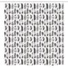 Lunarable Tribal Stall Shower Curtain, Feathers Folk Style Prehistoric Culture Illustration, Fabric Bathroom Decor Set with Hooks, 54" W x 78" L, Grey White view 4