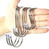 SENRISE Stainless Steel S Shaped Hanging Hooks,5Pcs Heavy-duty Hanging S Hooks with Ball Ends For Kitchen Bathroom Office Garage20X25mmS view 4