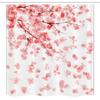 Lunarable Floral Stall Shower Curtain, Pastel Japanese Botanical Design Cherry Blossom Branches and Petals, Fabric Bathroom Decor Set with Hooks, 54" W x 78" L, Blush Dark Coral and White view 4