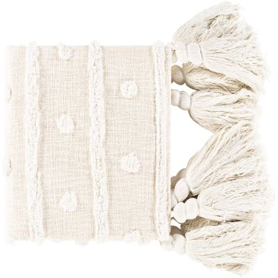 Artistic Weavers Everley Farmhouse Tasseled Decorative Throw Blanket 50" x 60"