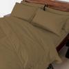 ARlinen Duvet Cover Set King, Taupe Comforter Cover Bedding 5 Pieces Duvet Set (1 Duvet Cover + 4 Pillow Covers) 400 Thread Count Zipper Closure Duvet Cover(King Size, Taupe Solid) view 2