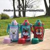 Tiger Water Bottle, 20.3 fl oz (600 ml), Direct Drinking Cup, 2-Way, Stainless Steel Bottle, Includes Pouch, Sahara Korobkuru, Polar Bear MBR-C06GPS view 2
