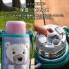 Tiger Water Bottle, 20.3 fl oz (600 ml), Direct Drinking Cup, 2-Way, Stainless Steel Bottle, Includes Pouch, Sahara Korobkuru, Polar Bear MBR-C06GPS view 3