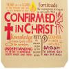 Autom Religious Party Favors for Confirmation Class, Gifts of the Holy Spirit Confirmed in Christ Large Tote Bag, 14 Inch view 2