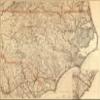 History Galore 24"x36" Gallery Poster, map of North Carolina 1865 view 1