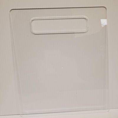 SIBE-R Plastic Supply Shirt Folding Board Acrylic 1/8" Thick Laundry Folds Plate Organization Pick Your Size and Color (Clear, 9.5"W x 11"H)