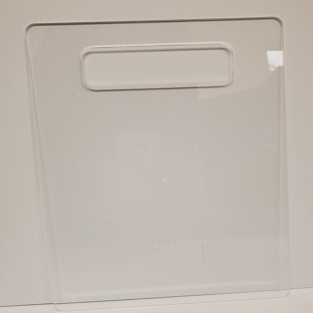 SIBE-R Plastic Supply Shirt Folding Board Acrylic 1/8" Thick Laundry Folds Plate Organization Pick Your Size and Color (Clear, 9.5"W x 11"H)