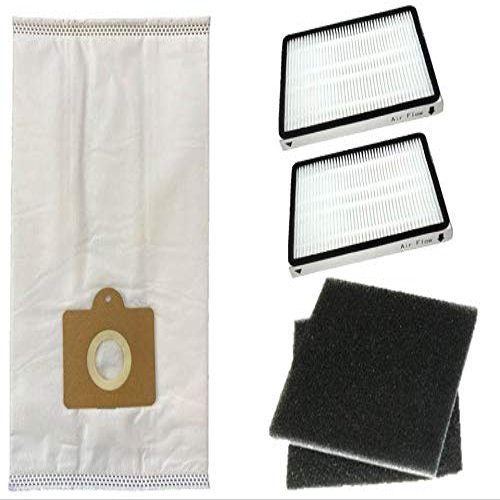 9 Replacement Bags for Kenmore 5055, 50557, 50558, C, Q Canister Vacuum Bags + 2 EF 1 Filters Replaces OEM Part #86889 + 1 CF 1 Filter Replaces OEM Part # 86883