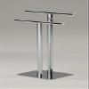 K&B Metal Modern Free-Standing Towel Rack Stand, Chrome view 1