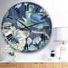Design Art Designart 'Indigold Bird Cottage Family III' Farmhouse Large Wall Clock 23 in. Wide x 23 in. high view 1
