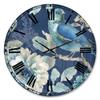 Design Art Designart 'Indigold Bird Cottage Family III' Farmhouse Large Wall Clock 23 in. Wide x 23 in. high view 3