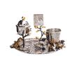 Yair Emanuel Havdallah Set - Stainless Steel - Pomegranates view 1