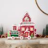 Kurt S. Adler 10.5-Inch Gingerbread Train House with LED Lights, Multicolor (GBJ0008) view 2