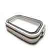 SAMMART Set of 2-11.6L (3.06 Gallon) Collapsible Rectangular Handy Basket/Bucket (Grey, 2) view 3