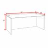 Regency Legacy Desk Shell, 66", Ash Grey view 3