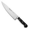 Arcos Chef Knife 8 Inch Stainless Steel. Professional Multipurpose Cooking Knife to Cut and Clean Vegetables. Ergonomic Polyoxymethylene Handle and 210mm Blade. Series Opera. Color Black view 1