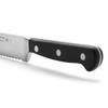 Arcos Bread Knife 7 Inch Nitrum Stainless Steel and 180 mm blade. The desgin is perfect for cutting pieces of cake or bread. Ideal knife for daily domestic use. Series Opera. Color Black view 4