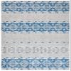 SAFAVIEH Area Rug 8x10 - Madison Collection - Large - Silver & Navy, Boho Chic Design, Non-Shedding & Easy Cleaning, Ideal for Living Room, Bedroom, Office, Dining Space (MAD797J) view 3