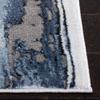 SAFAVIEH Craft Collection Runner Rug - 2'3" x 8', Blue & Grey, Modern Abstract Design, Non-Shedding & Easy Care, Ideal for High Traffic Areas in Living Room, Bedroom (CFT819M) view 4