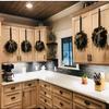 3 Pieces of Artificial Canadian Pine Wreath view 3