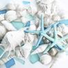 Nautical Crush Trading Sea Shells - White Real Mixed Beach Seashells (1lb) with Starfish & Sea Glass - Shells for Crafts - Ocean Decor - Beach Party Decorations - Seashell Decor - Large Shells Crafts view 3
