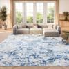 SAFAVIEH Area Rug 8x10 - Amelia Collection - Large - Navy & Grey, Modern Design, Non-Shedding & Easy Cleaning, Ideal for Living Room, Bedroom, Office, Dining Space (ALA705N) view 1