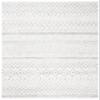 SAFAVIEH Area Rug 8x10 - Madison Collection - Large - Ivory & Charcoal, Moroccan Boho Distressed Design, Non-Shedding & Easy Cleaning, Ideal for Living Room, Bedroom, Office, Dining Space (MAD798D) view 2