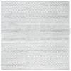 SAFAVIEH Area Rug 8x10 - Madison Collection - Large - Silver & Ivory, Moroccan Boho Distressed Design, Non-Shedding & Easy Cleaning, Ideal for Living Room, Bedroom, Office, Dining Space (MAD798G) view 3