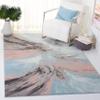 SAFAVIEH Glacier Collection Area Rug - 6'7" x 9', Pink & Blue, Modern Abstract Design, Non-Shedding & Easy Care, Ideal for High Traffic Areas in Living Room, Bedroom (GLA127U) view 1
