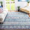 SAFAVIEH Area Rug 8x10 - Madison Collection - Large - Denim Blue & Purple, Boho Chic Design, Non-Shedding & Easy Cleaning, Ideal for Living Room, Bedroom, Office, Dining Space (MAD797K) view 1