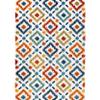 nuLOOM Indoor/Outdoor Transitional Labyrinth Accent Rug, 2x3, Blue view 2