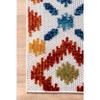 nuLOOM Indoor/Outdoor Transitional Labyrinth Accent Rug, 2x3, Blue view 4