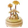 Alexander Taron 8518 Richard GLAESSER Music Box-Nativity Scene in A Natural Wood Finish, Brown view 1