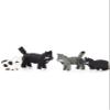 Alexander Taron 076-112 DREGENO Figures - Set of 4 Small Cats, Black view 1