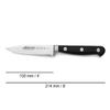 Arcos Paring Knife 4 Inch Stainless Steel. Kitchen Knife for Peeling Fruits and Vegetables. Ergonomic Polyoxymethylene Handle and 100 mm Blade. Series Opera. Color Black. view 2