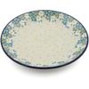Polmedia Polish Pottery Dinner Plate - Flowers Under The Starry Sky Pattern Handmade in Boleslawiec Poland by Ceramika Artystyczna + Certificate of Authenticity view 1