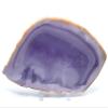 7.1" 1.6lb Purple Fluorite Slab Natural Quartz Crystal Slice Sparkling Mineral Polished Rough Stone - Mexico view 3