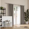 Umbra Cappa Double Curtain Rod, Includes 2 Matching Finials, Brackets & Hardware, 120 to 180-Inch, Nickel view 2