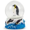 Elanze Designs Playful Penguins Family Mother Daughter Winter Snow Ocean Tabletop Figurine 100MM Sturdy Wind Up Musical Glitter Water Snow Globe Plays Tune Born Free view 4