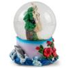 Elanze Designs Hawaii Hula Girls Magical Whimsical Tabletop Dresser Nightstand Figurine Decoration 100MM Sturdy Glitter Water Wind Up Musical Snow Globe Plays Tune Aloha view 2