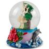 Elanze Designs Hawaii Hula Girls Magical Whimsical Tabletop Dresser Nightstand Figurine Decoration 100MM Sturdy Glitter Water Wind Up Musical Snow Globe Plays Tune Aloha view 4
