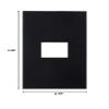 Panasonic SO-STYLE WNS6001B Plate, For 1 Line, Matte Black view 2