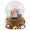 Elanze Designs Momma Pigs and Piglets Overalls Produce Stand Store Apples Mother Daughter Figurine 100MM Glitter Water Snow Globe Plays Tune Take Me Home, Country Roads view 3
