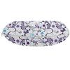 Ambesonne Floral Travel Pillow Neck Rest, Spring with Flying Inspirational Butterflies and Swirls Branches Design, Memory Foam Traveling Accessory for Airplane and Car, 12", Purple Blue view 2
